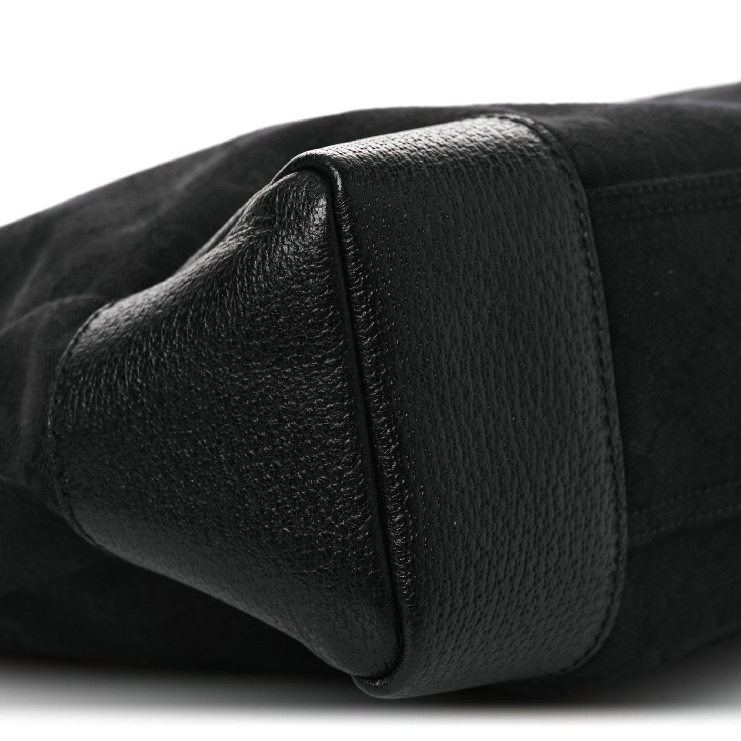 Monogram Flat Messenger Bag Black