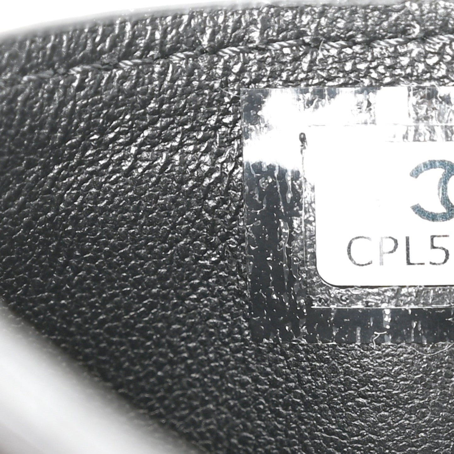 Calfskin Crocodile Embossed Crococo Card Holder Black
