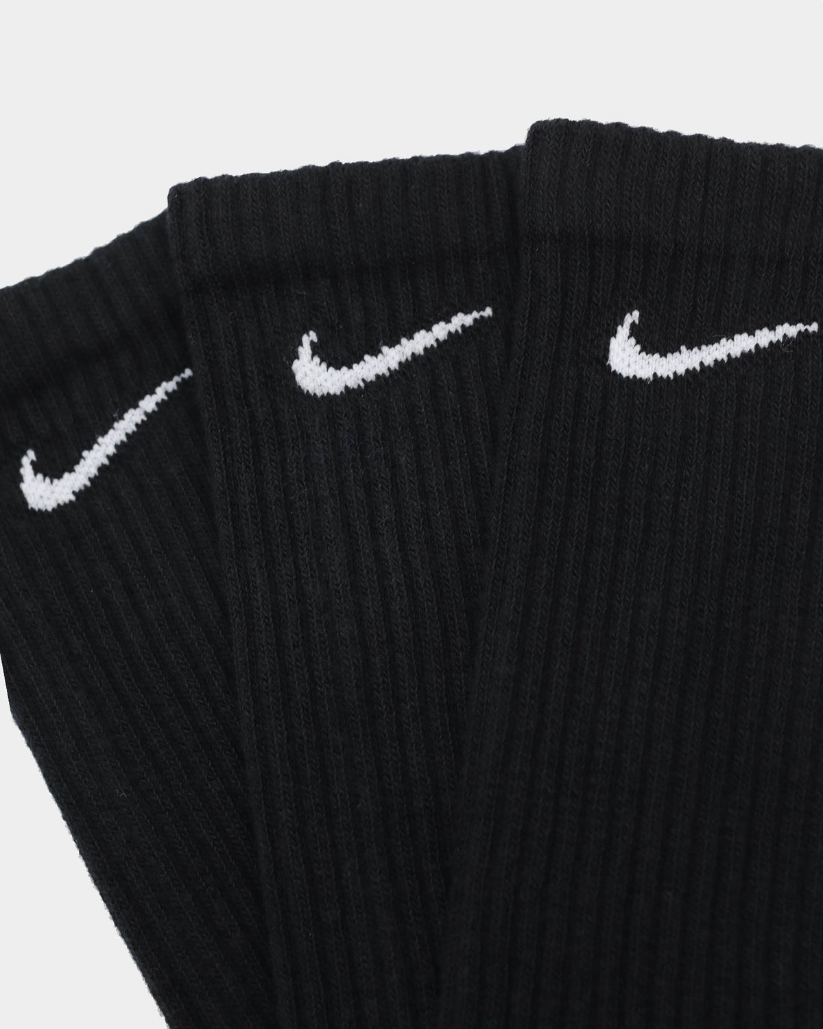 Nike Everyday Cotton Cushioned Crew Socks 3 Pack Black/White
