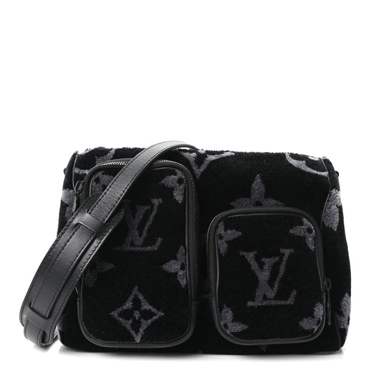 Monogram Eclipse Tuffetage Multipocket Speedy Black