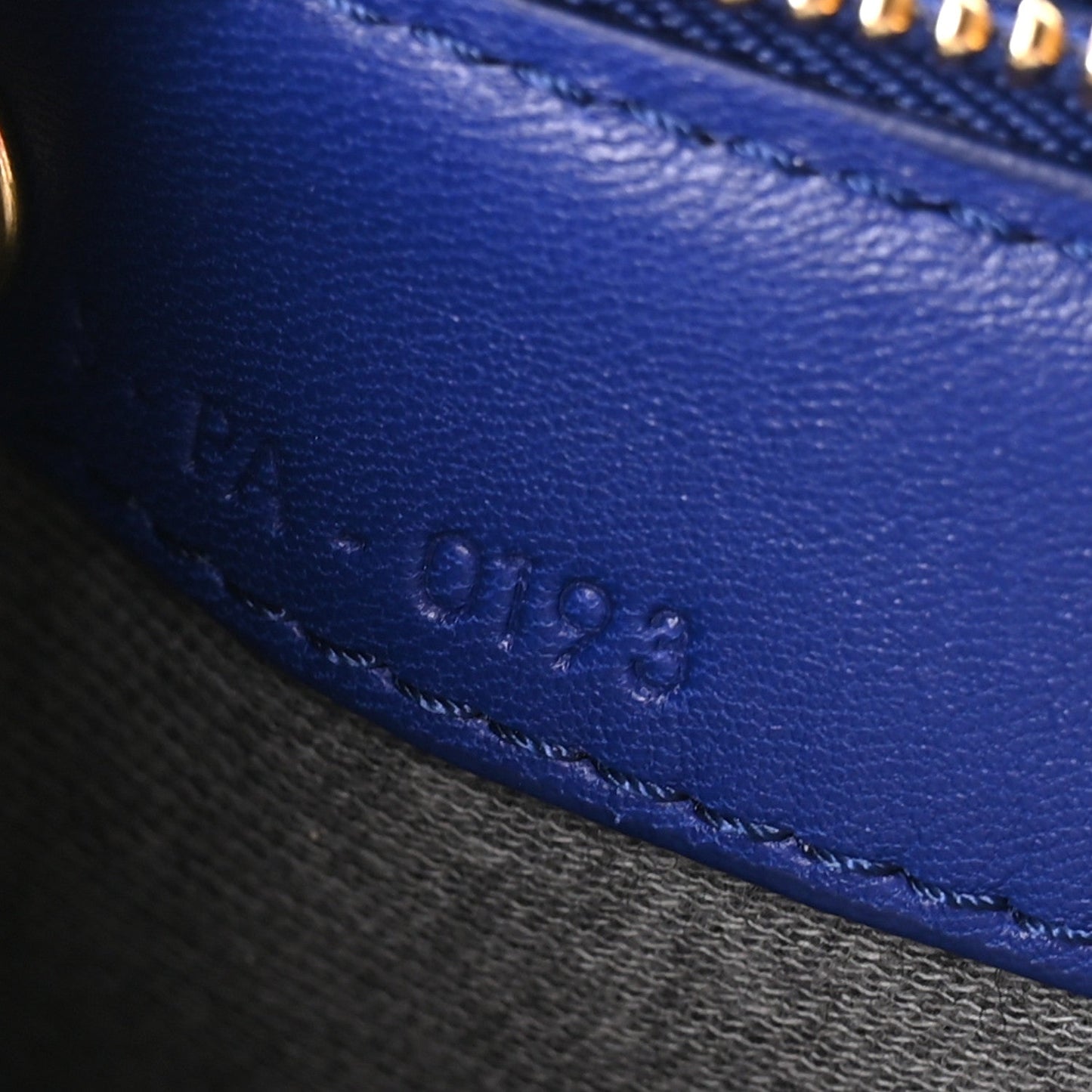 Lambskin Small Trio Crossbody Bag Indigo