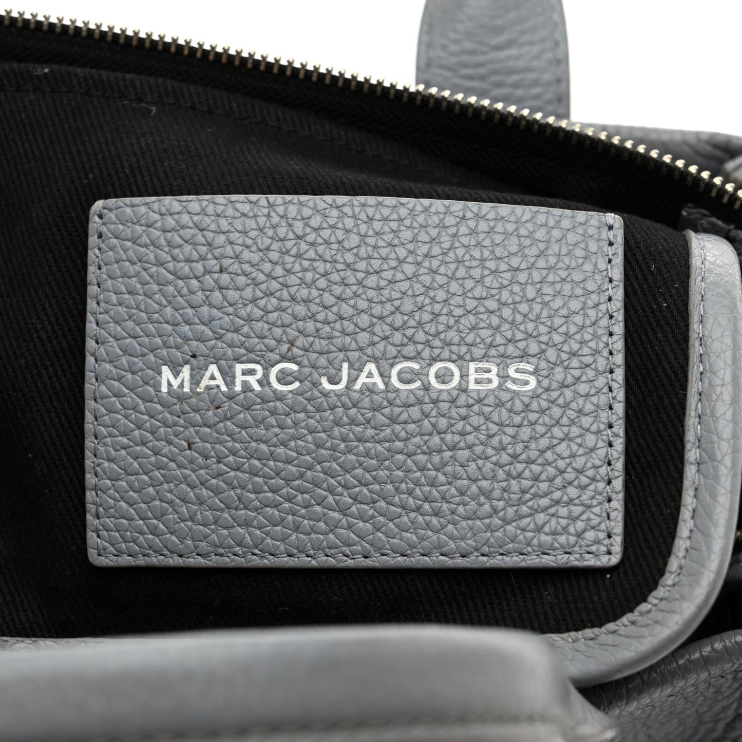 Grained Calfskin Small The Tote Bag Wolf Grey