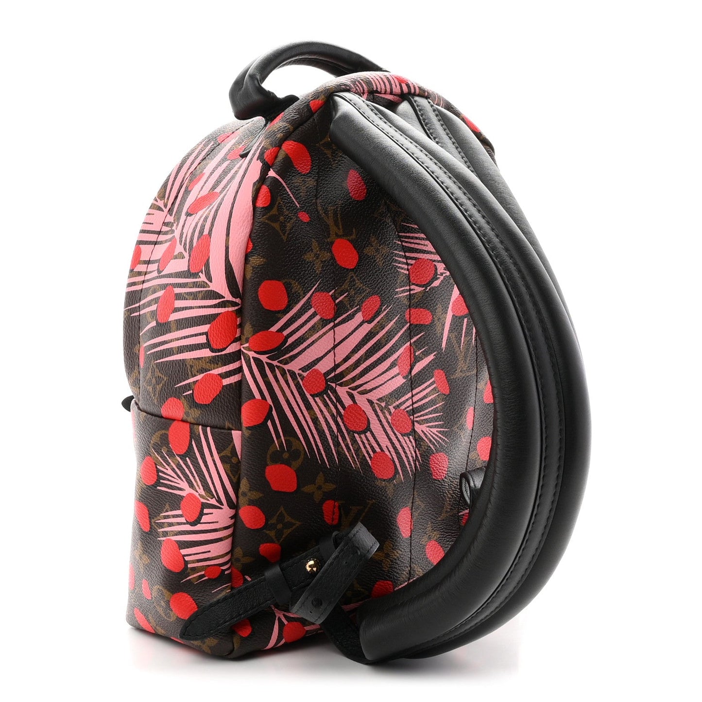 Monogram Jungle Dots Palm Springs Backpack PM  Sugar Pink Poppy