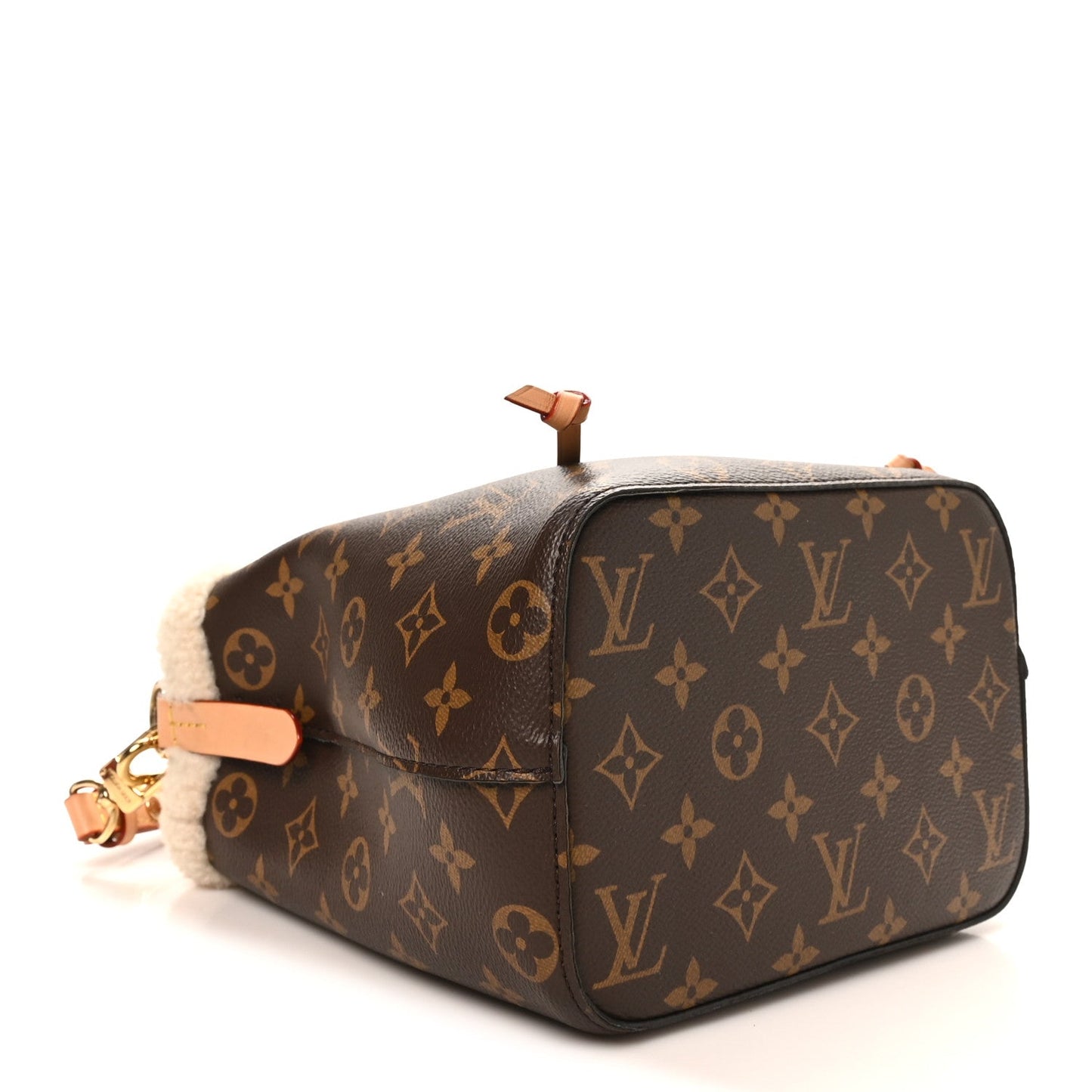 Monogram Shearling Cozygram Neonoe BB