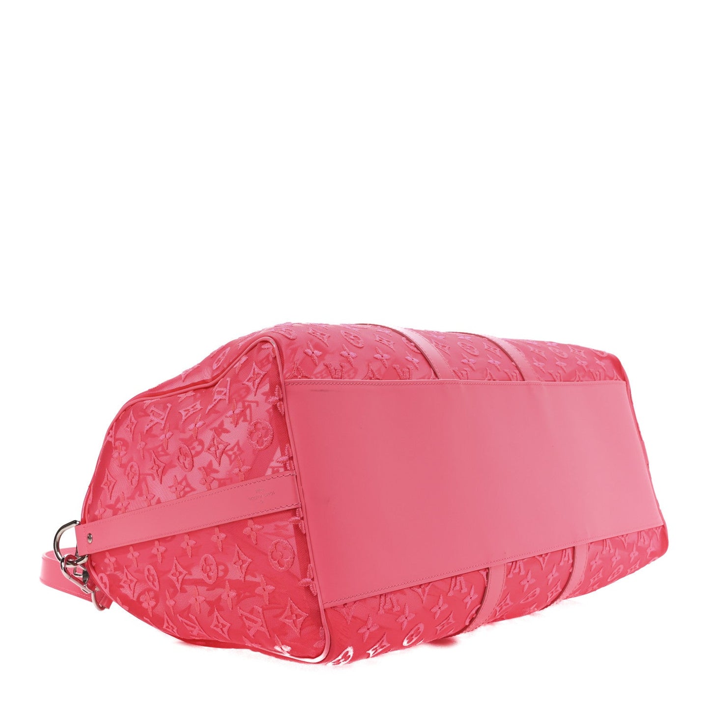 Monogram Fluo See Through Keepall Bandouliere 50 Rose