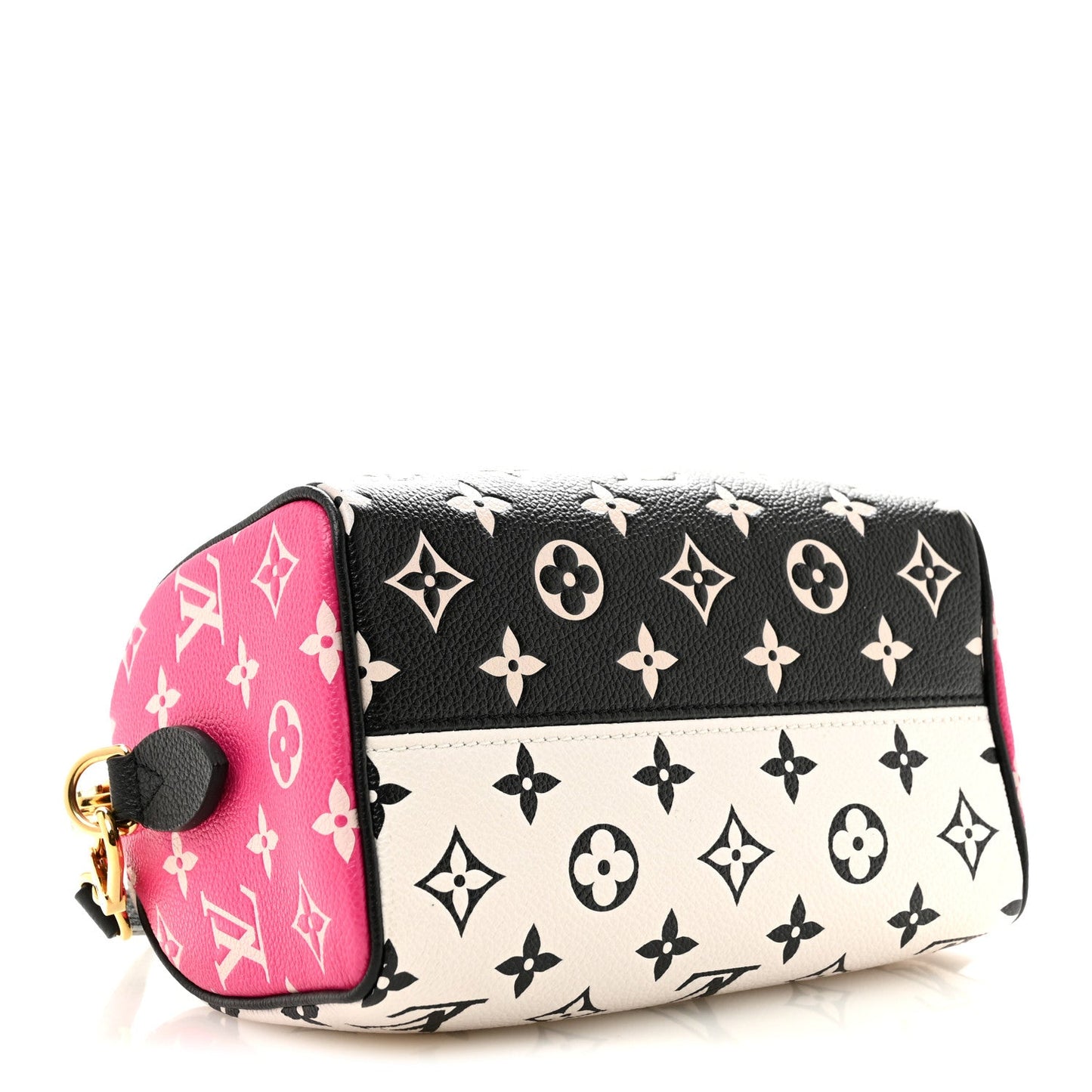 Empreinte Monogram Spring in the City Speedy Bandouliere 20 Black White Pink