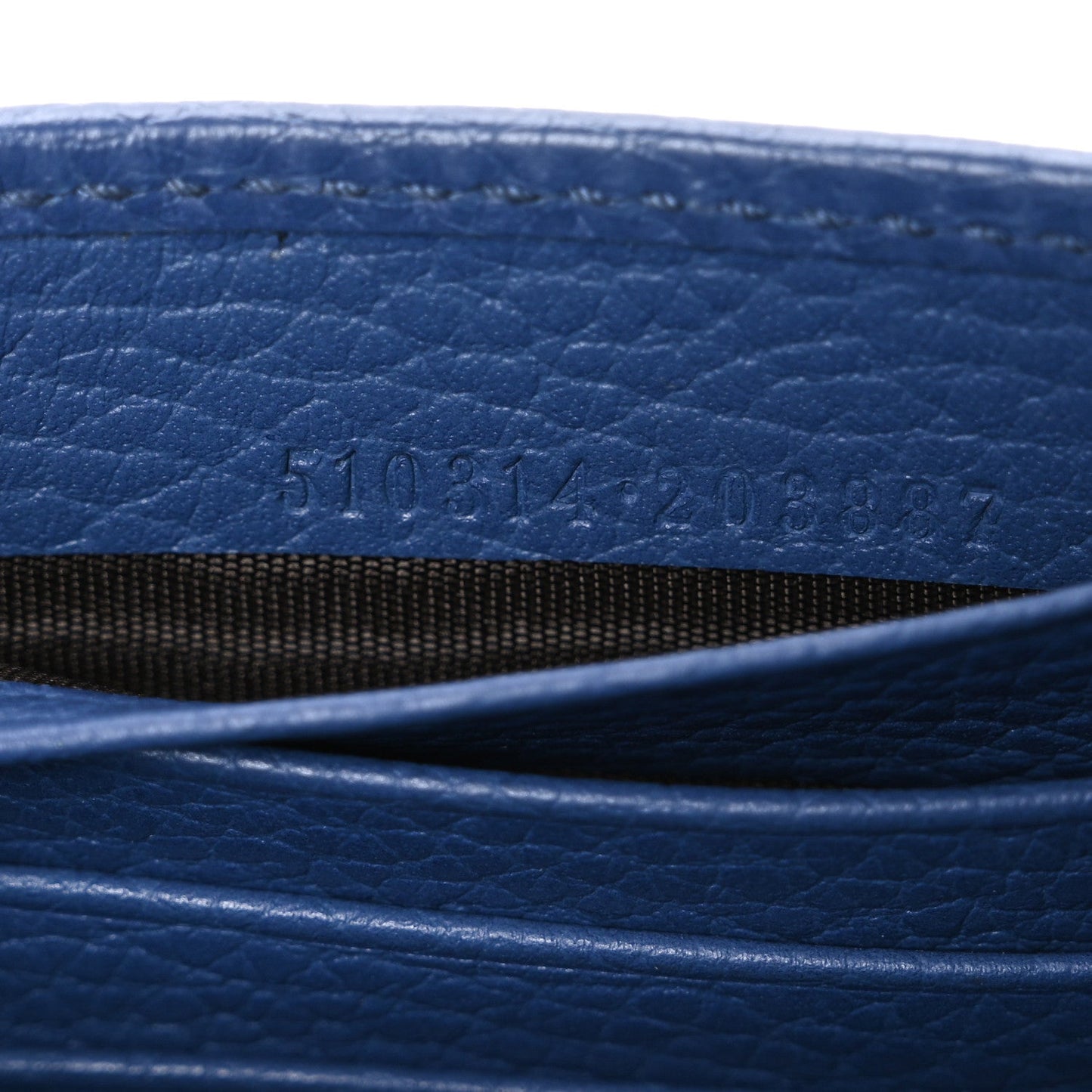 Dollar Calfskin Interlocking G Chain Wallet Caspian