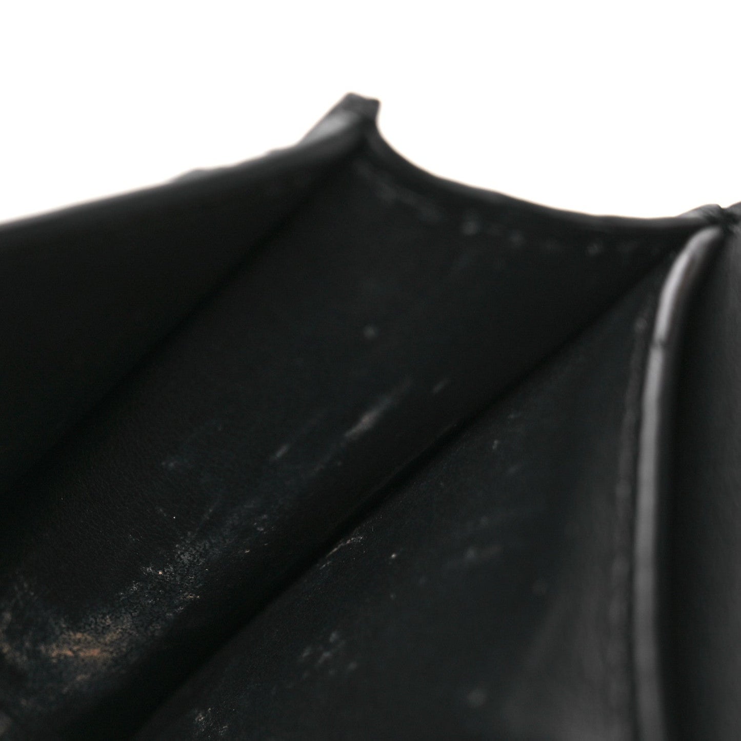 Calfskin LV Wallet On Chain Capucines Black