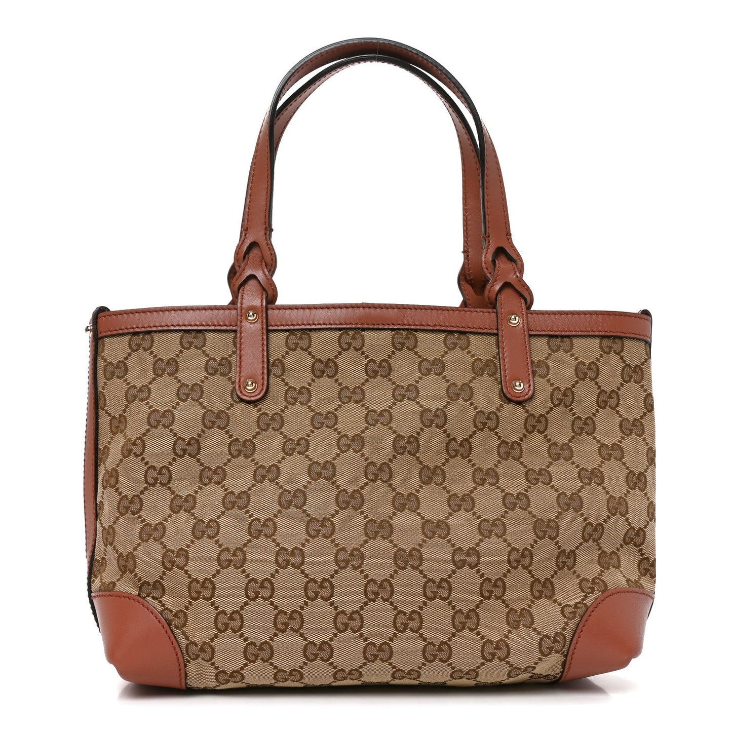Monogram Small Craft Tote Brown