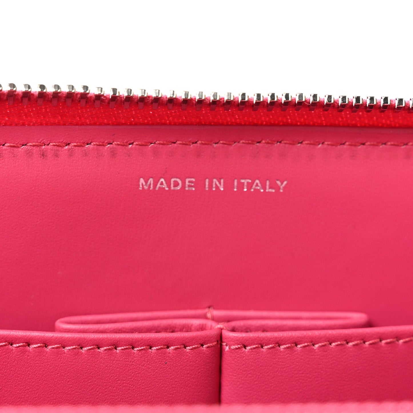 Patent Quilted Organizer Pouch Pink