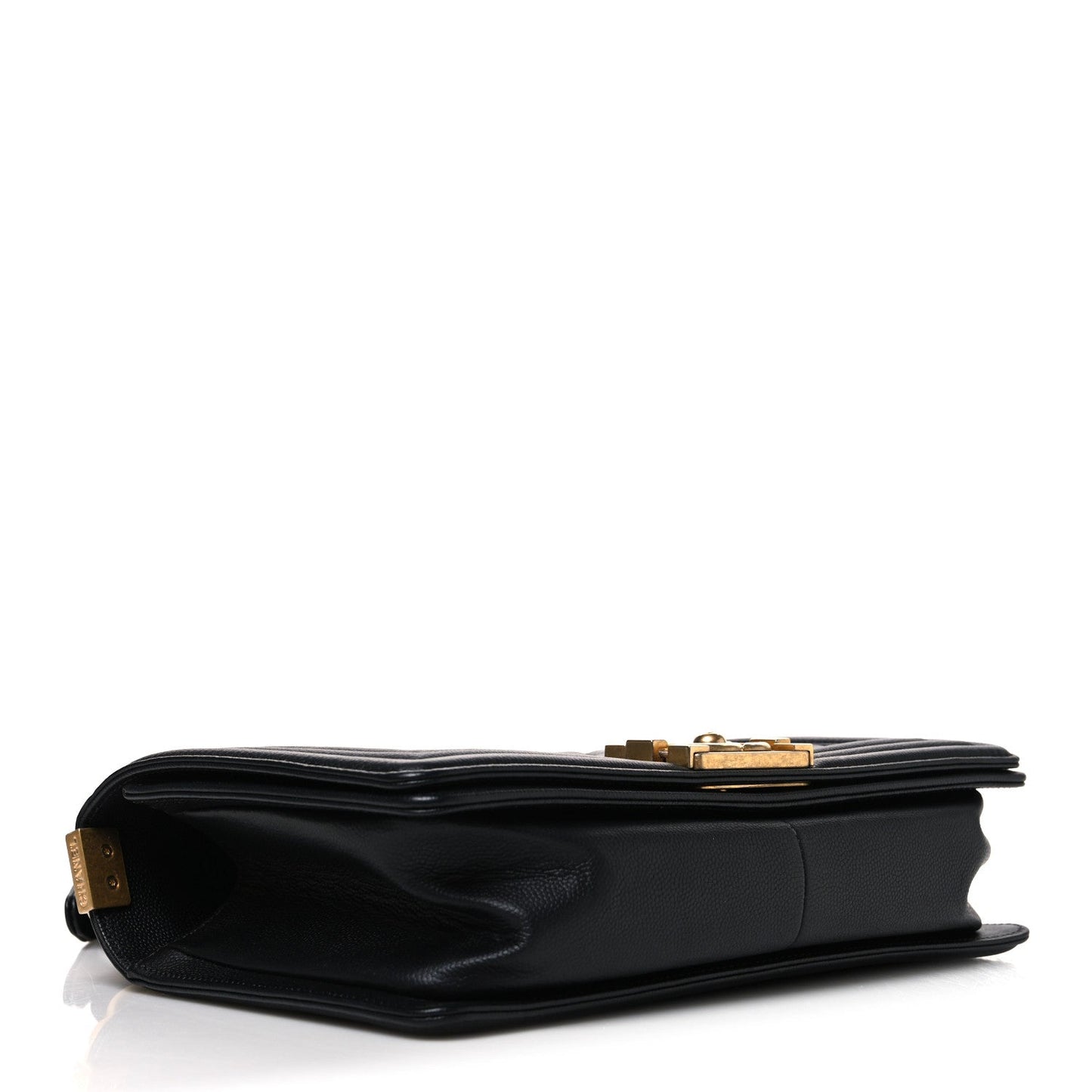 Caviar Quilted Medium Boy Flap Black