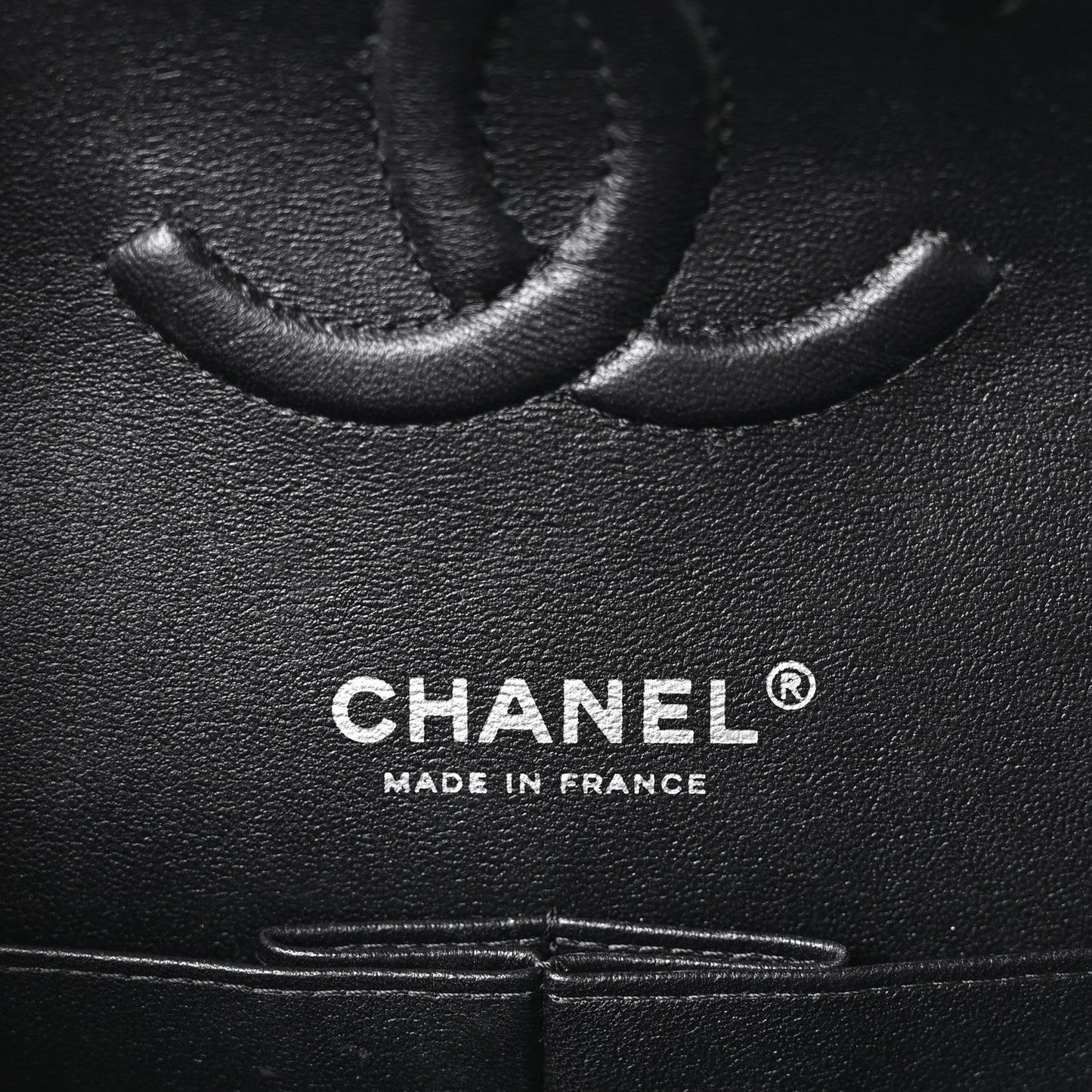 Lambskin Quilted Medium Double Flap So Black