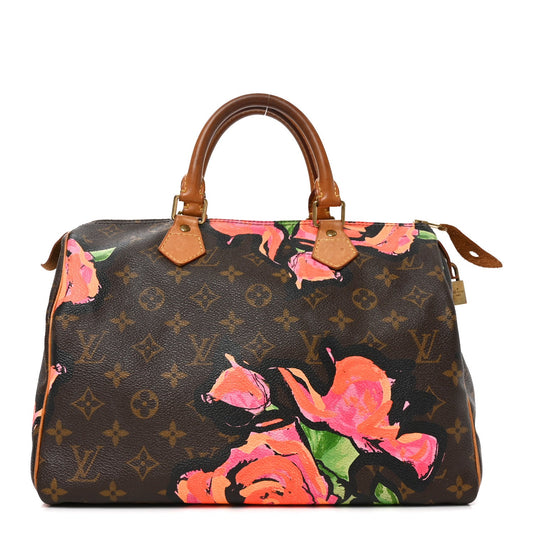 Monogram Roses Speedy 30