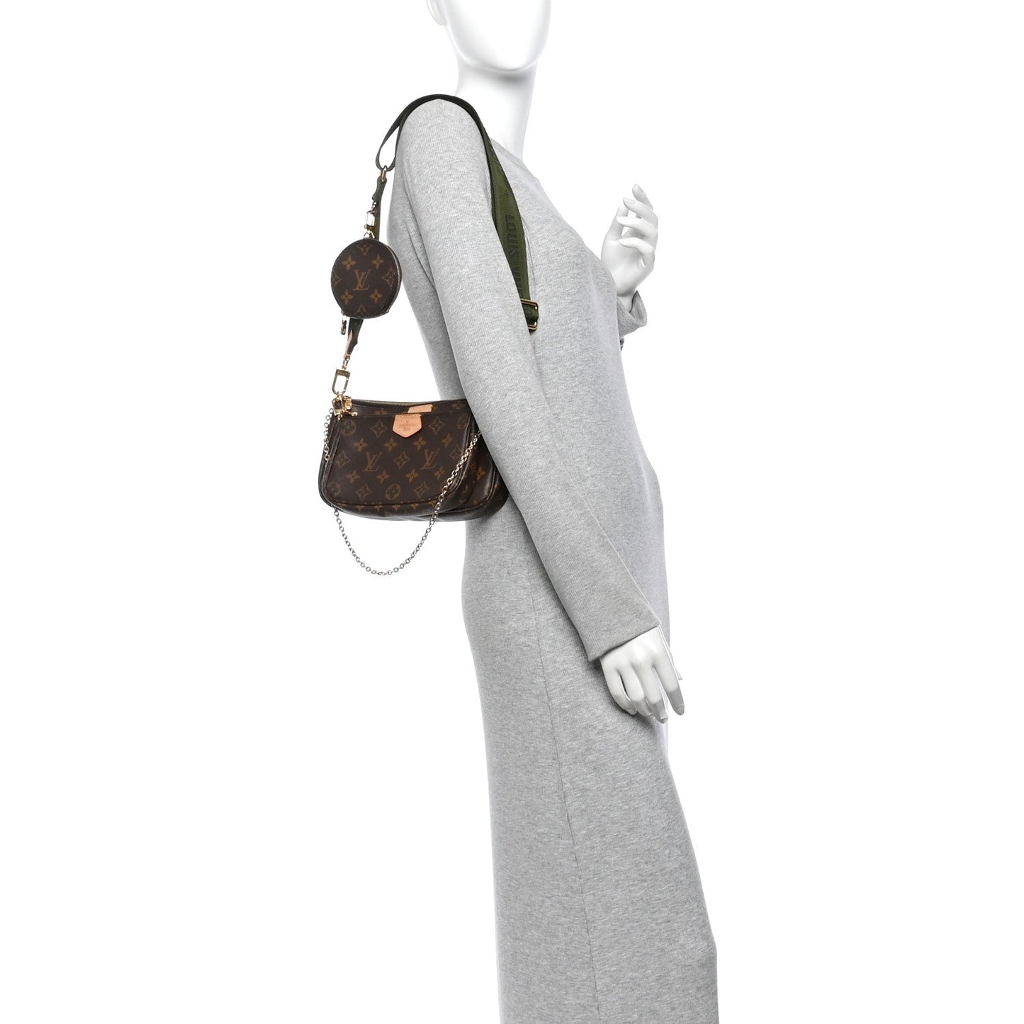 Monogram Multi Pochette Accessories Kaki
