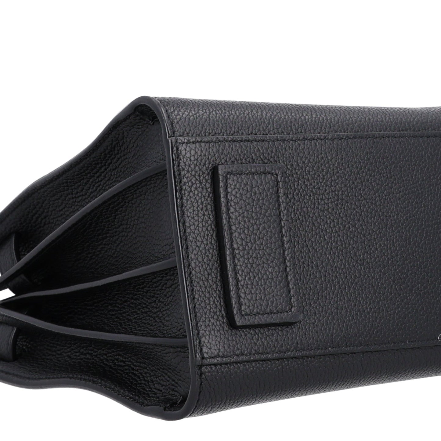 Grained Calfskin Baby Sac De Jour Souple Black