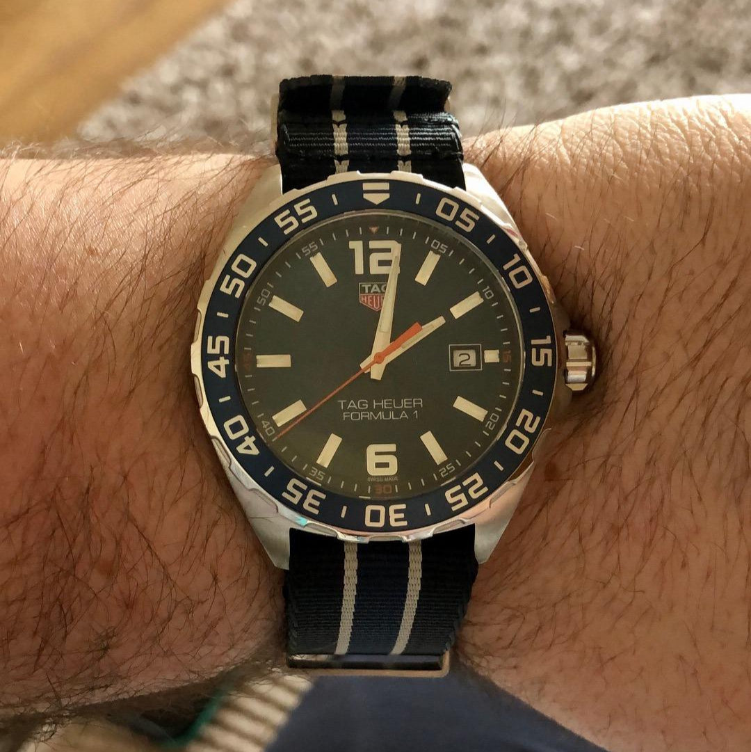 Tag Heuer Formula 1 Blue Dial Watch for Men - WAZ1010.FC8197