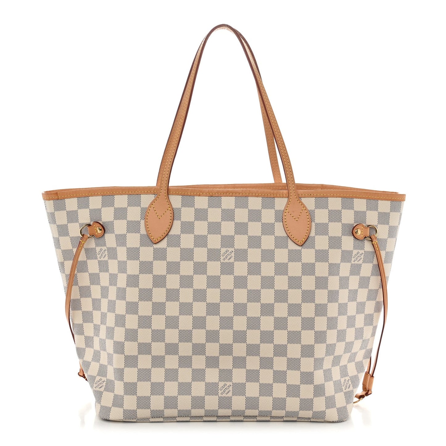 Damier Azur Neo Neverfull MM Rose Ballerine