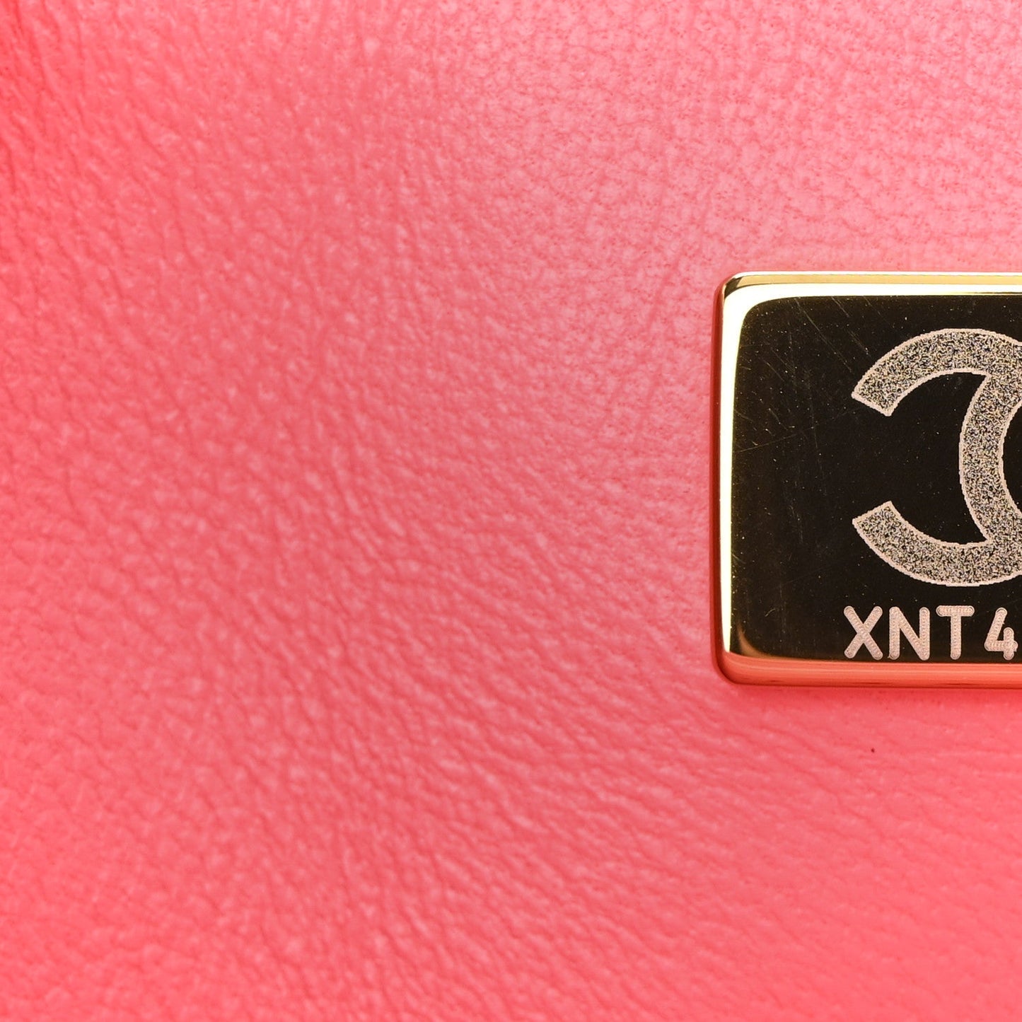 Lambskin Quilted Mini Rectangular Flap Pink