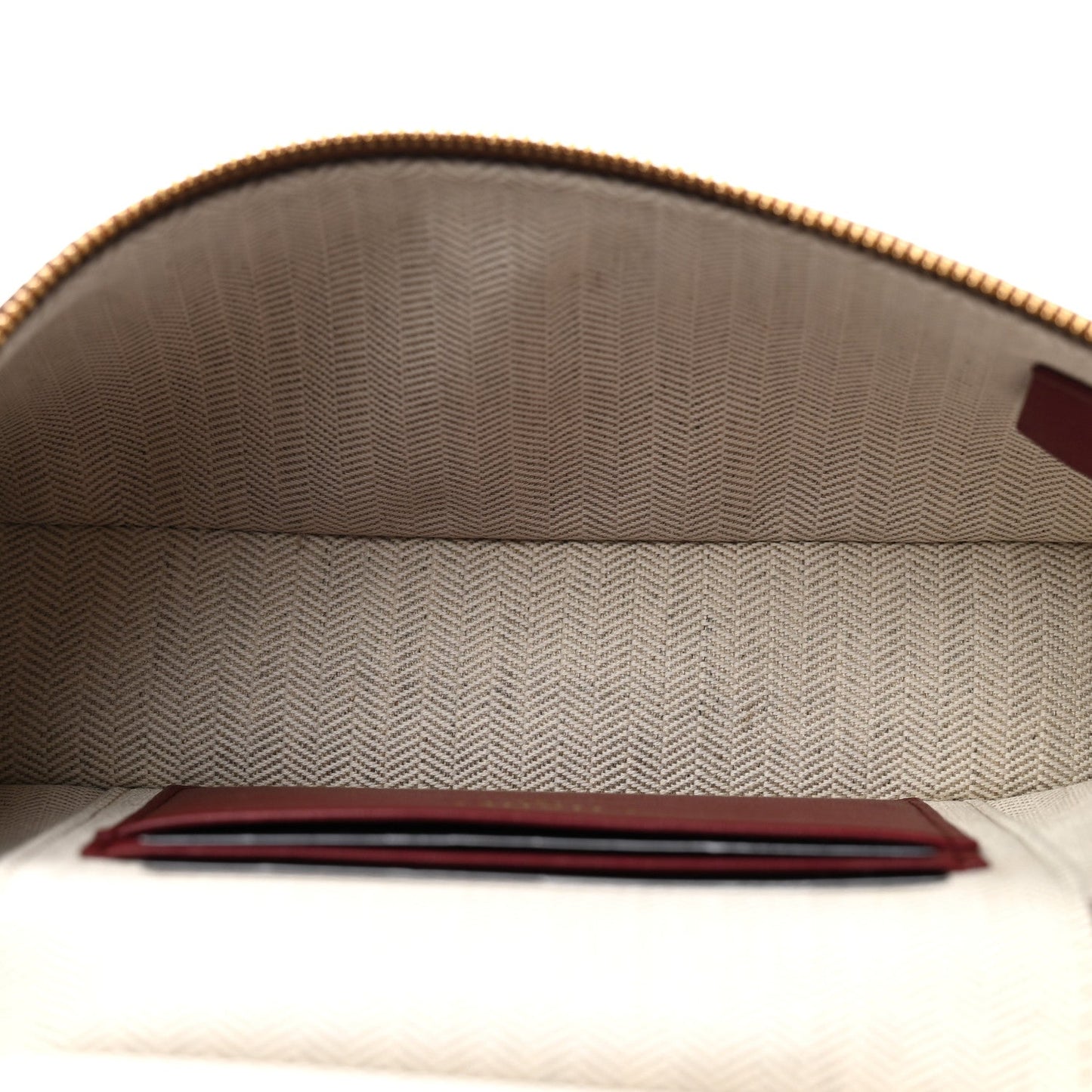 Grained Calfskin Small Supple Trapeze Vanity With Chain Camel