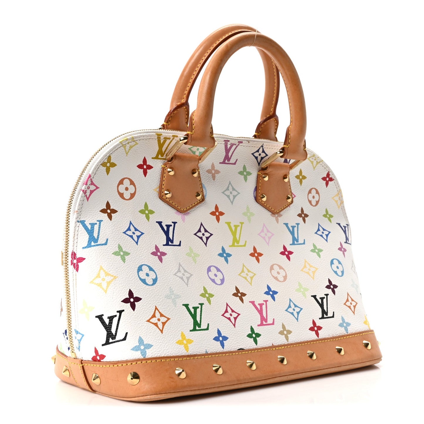 Monogram Multicolor Alma PM White