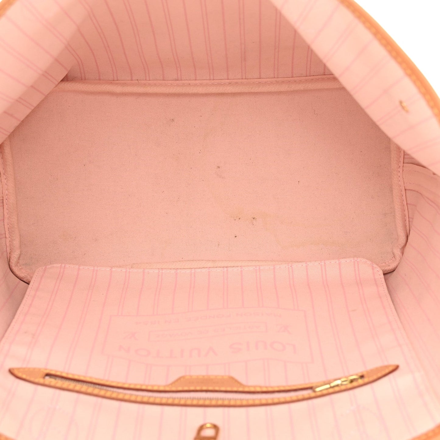 Damier Azur Neo Neverfull MM Rose Ballerine