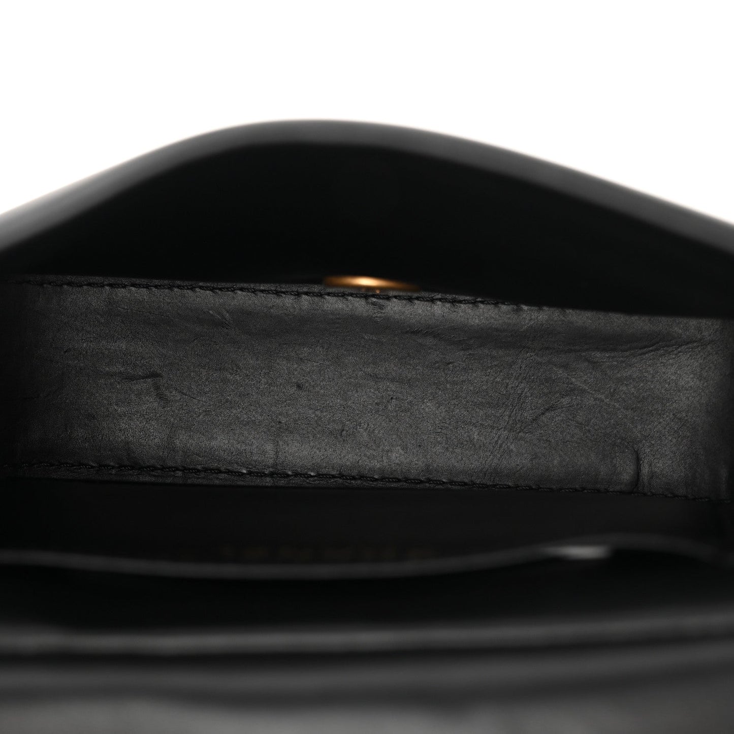 Calfskin Quilted Mini Nailed CC Flap Bag Black