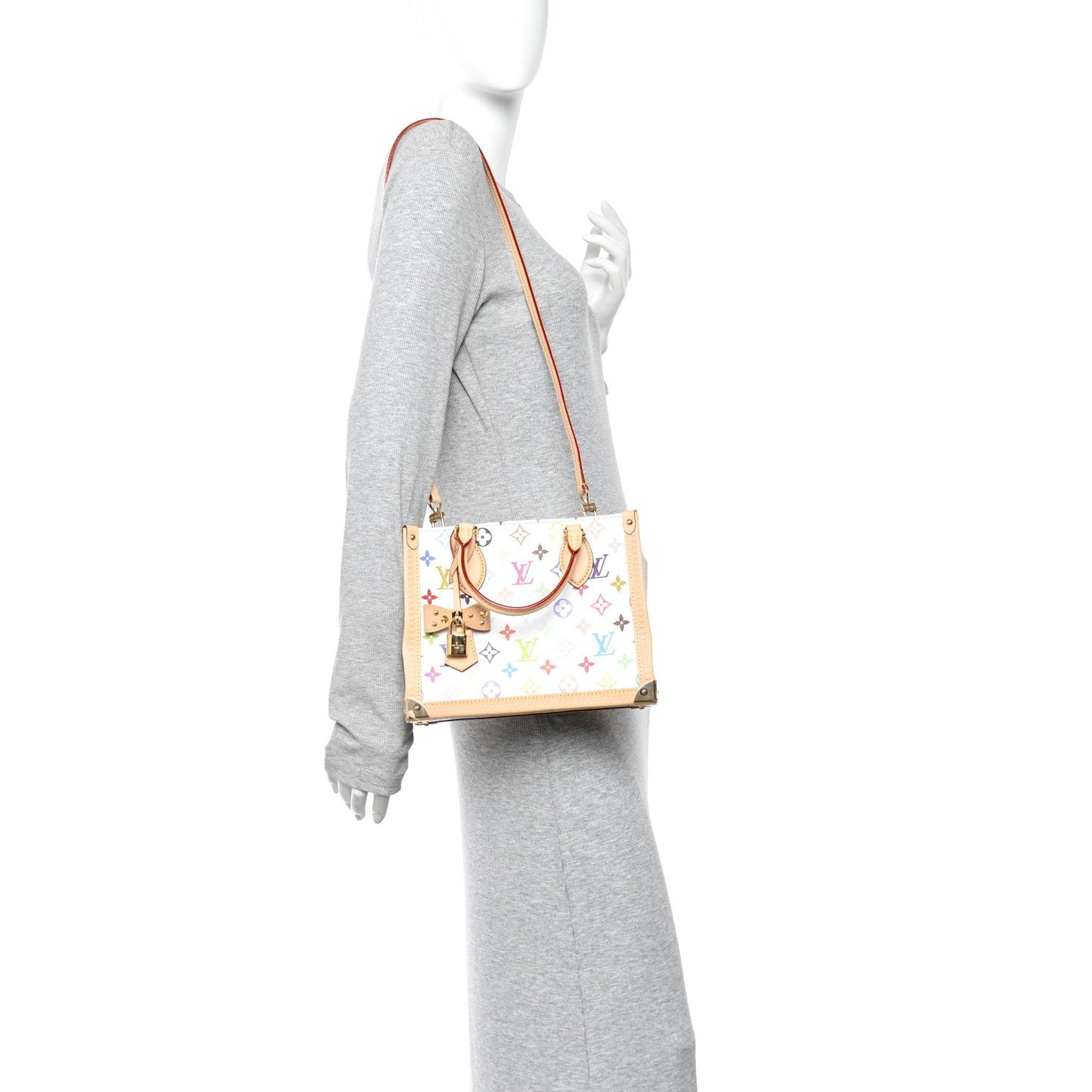 LV X TM Monogram Multicolor Onthego PM White White