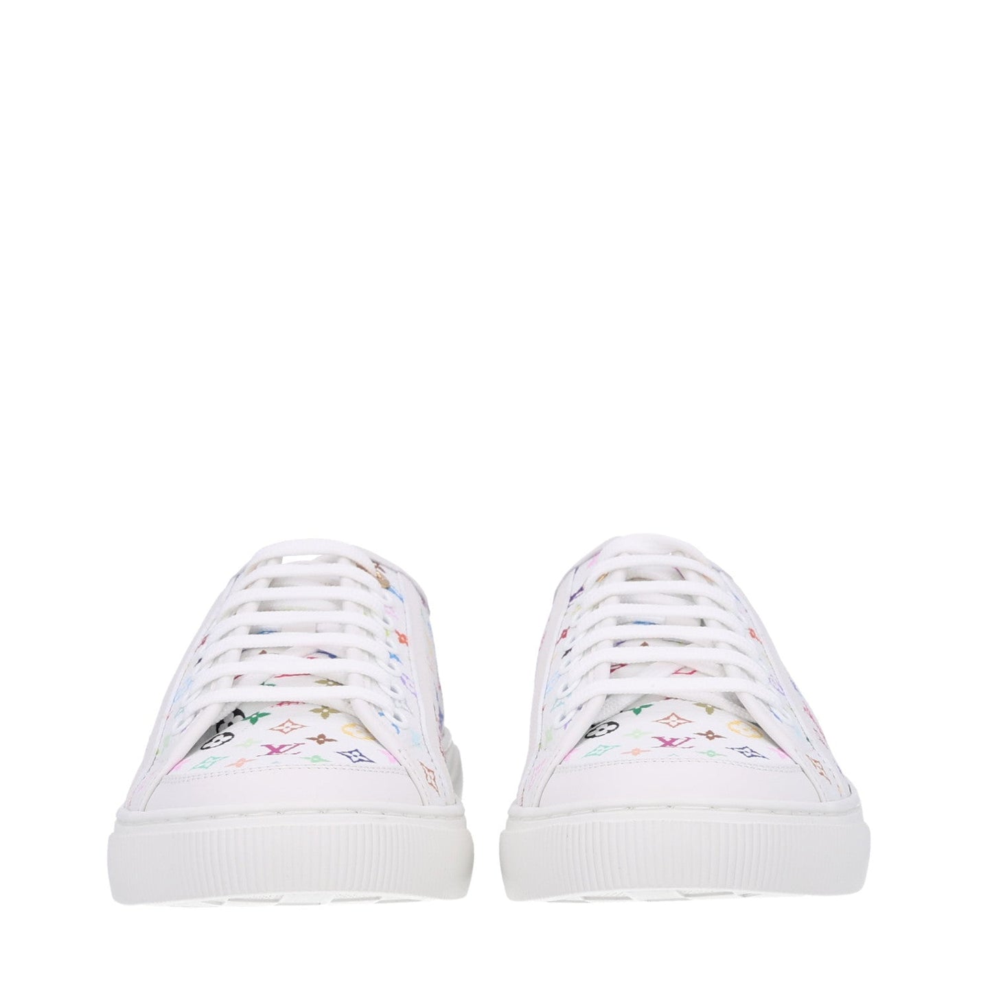 LV X TM Calfskin Monogram Multicolor Lagoon Sneakers 40 White