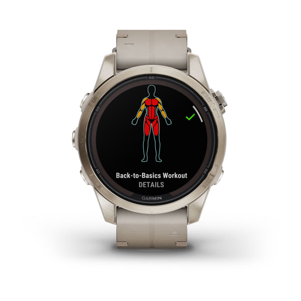 Garmin 010-02776-30 fēnix® 7S Pro – Sapphire Solar Edition Digital Men's Watch