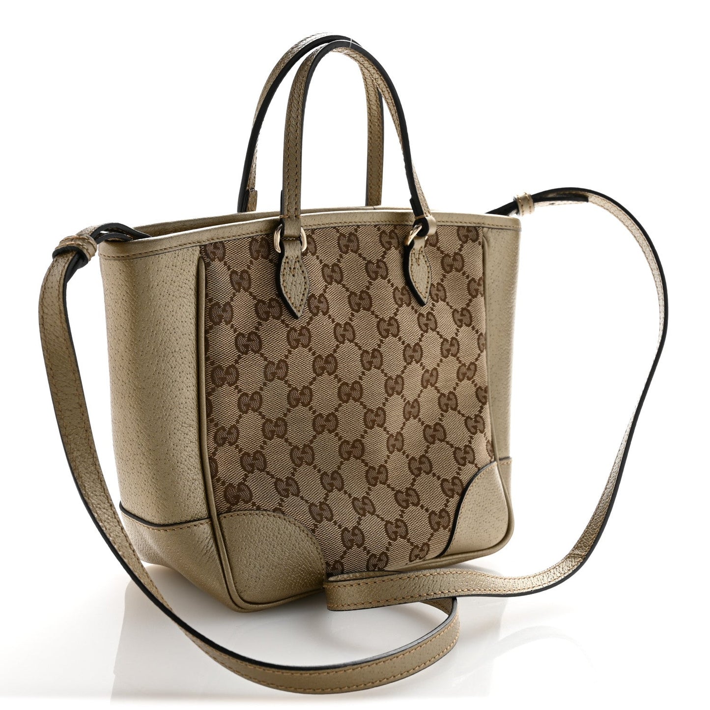 Monogram Mini Bree Tote Golden Beige