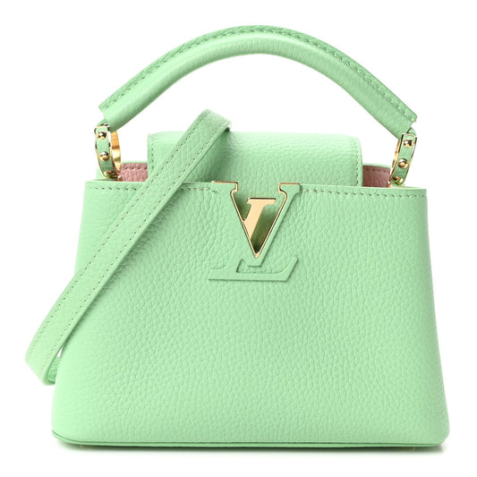 Taurillon Mini Capucines Vert Pomme