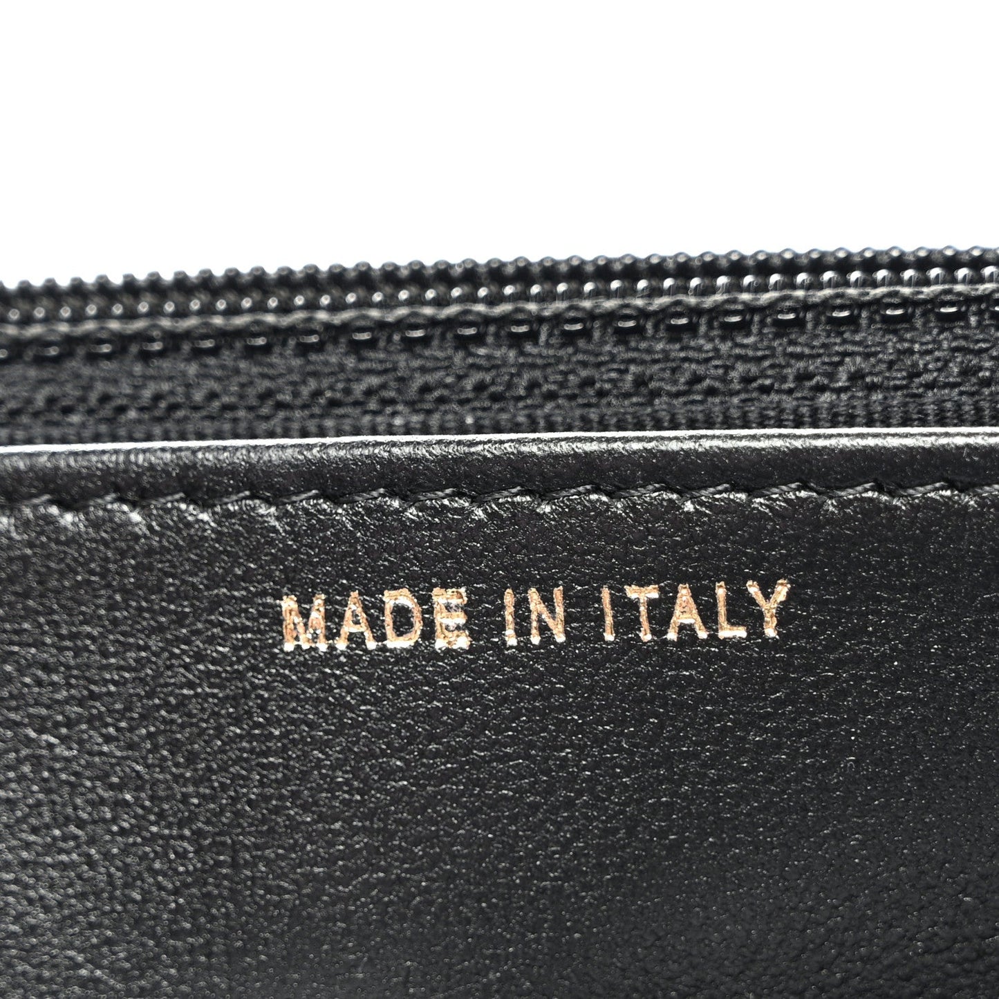 Lambskin Quilted Trendy CC Wallet On Chain WOC Black