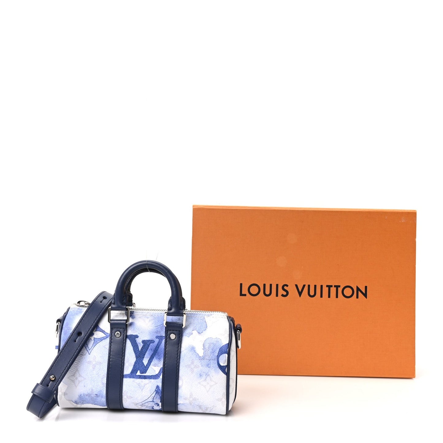 Monogram Watercolor Keepall XS Blue