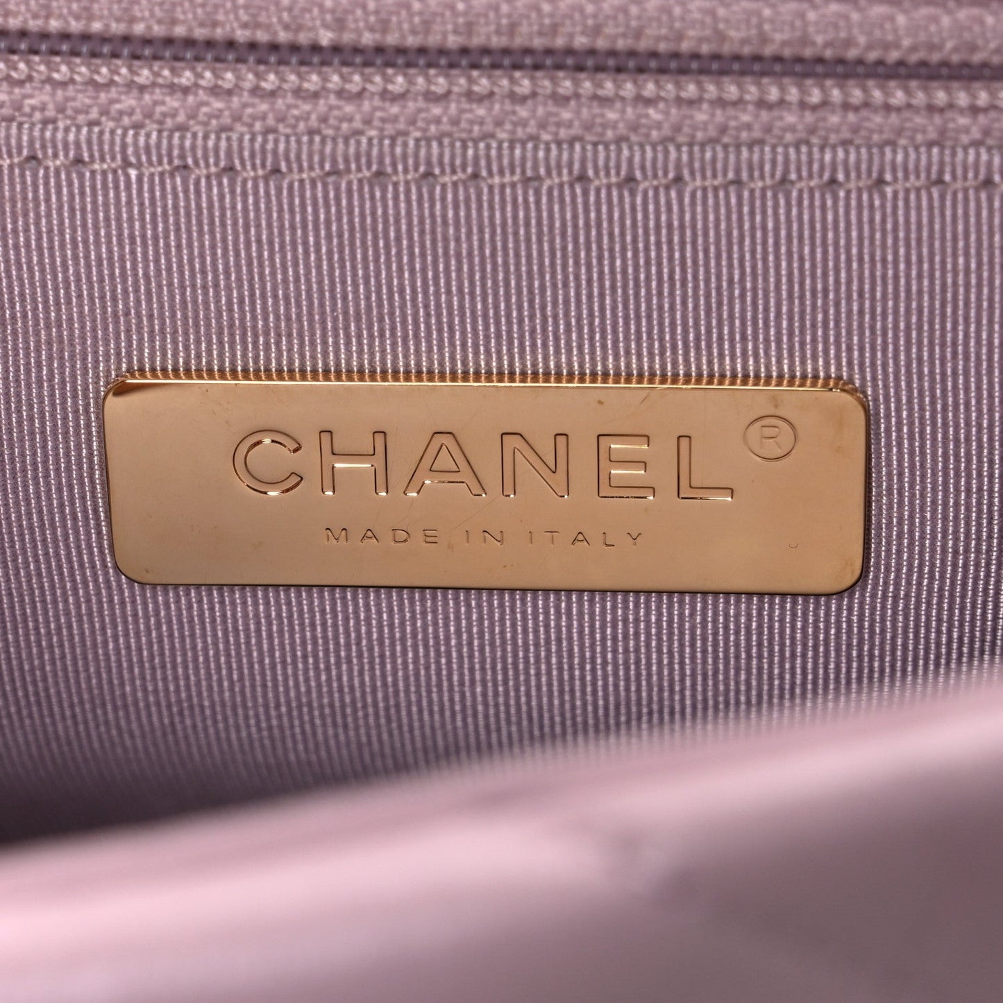 Lambskin Quilted Medium Chanel 19 Flap Light Pink