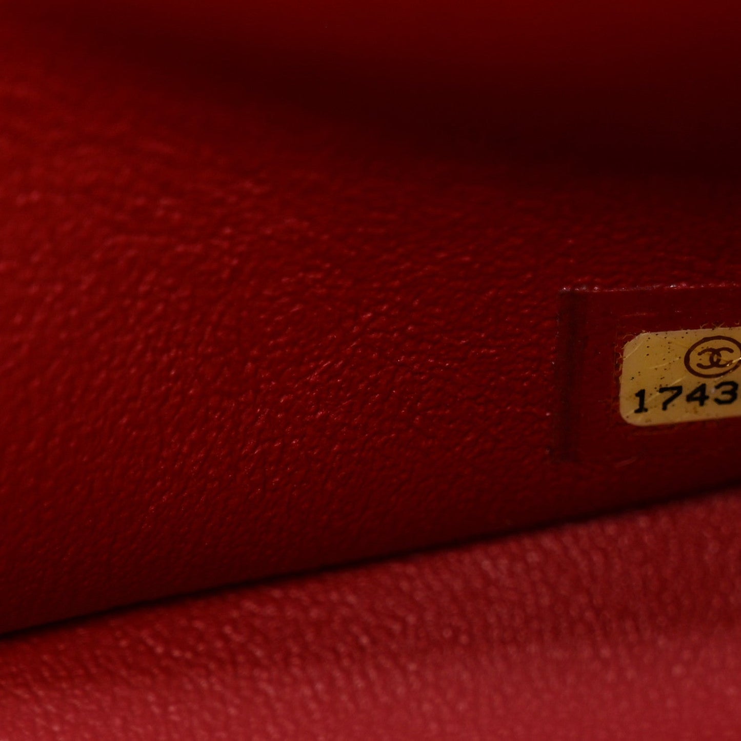 Lambskin Quilted Jumbo Double Flap Red