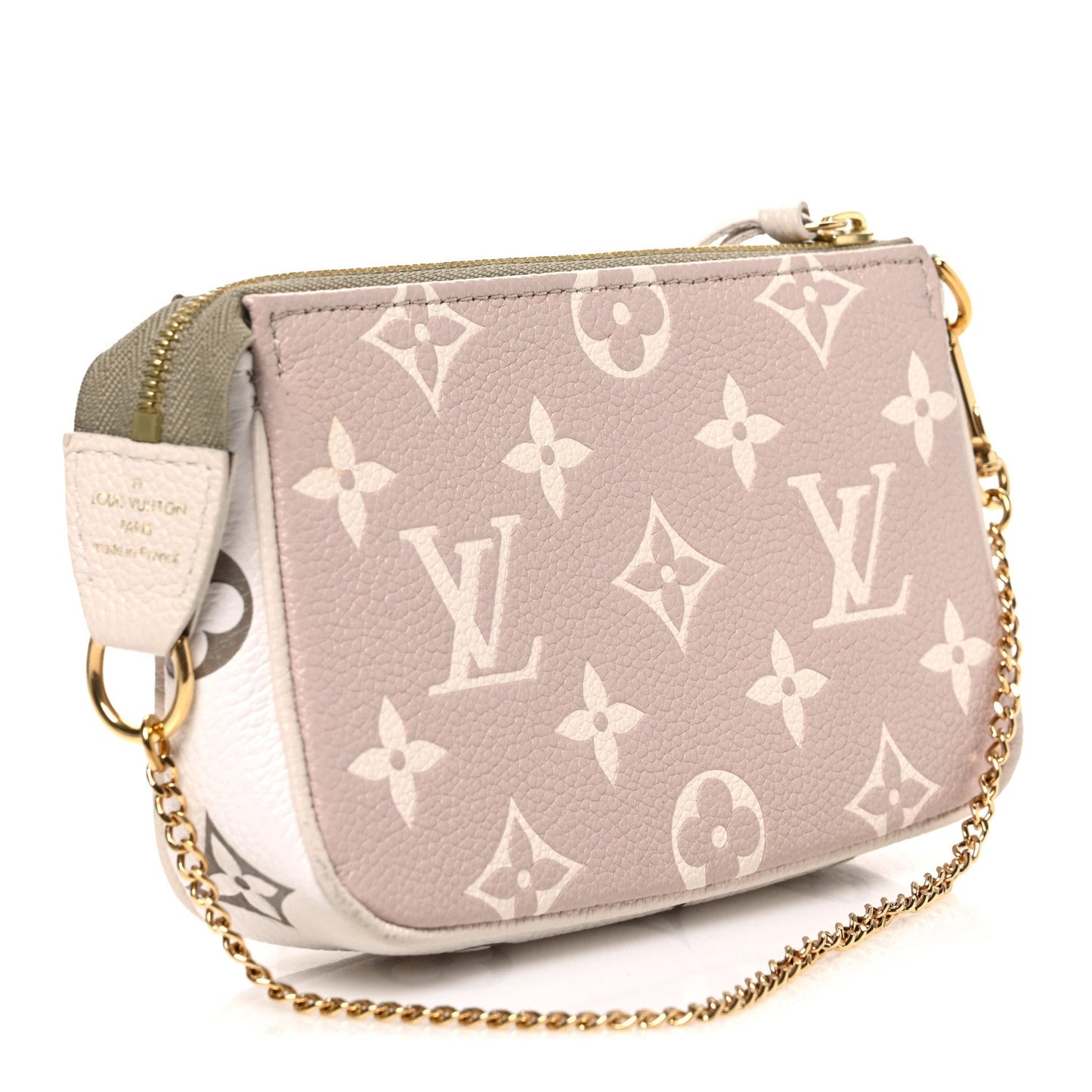Empreinte Spring in the City Mini Pochette Accessories Kaki Beige Cream