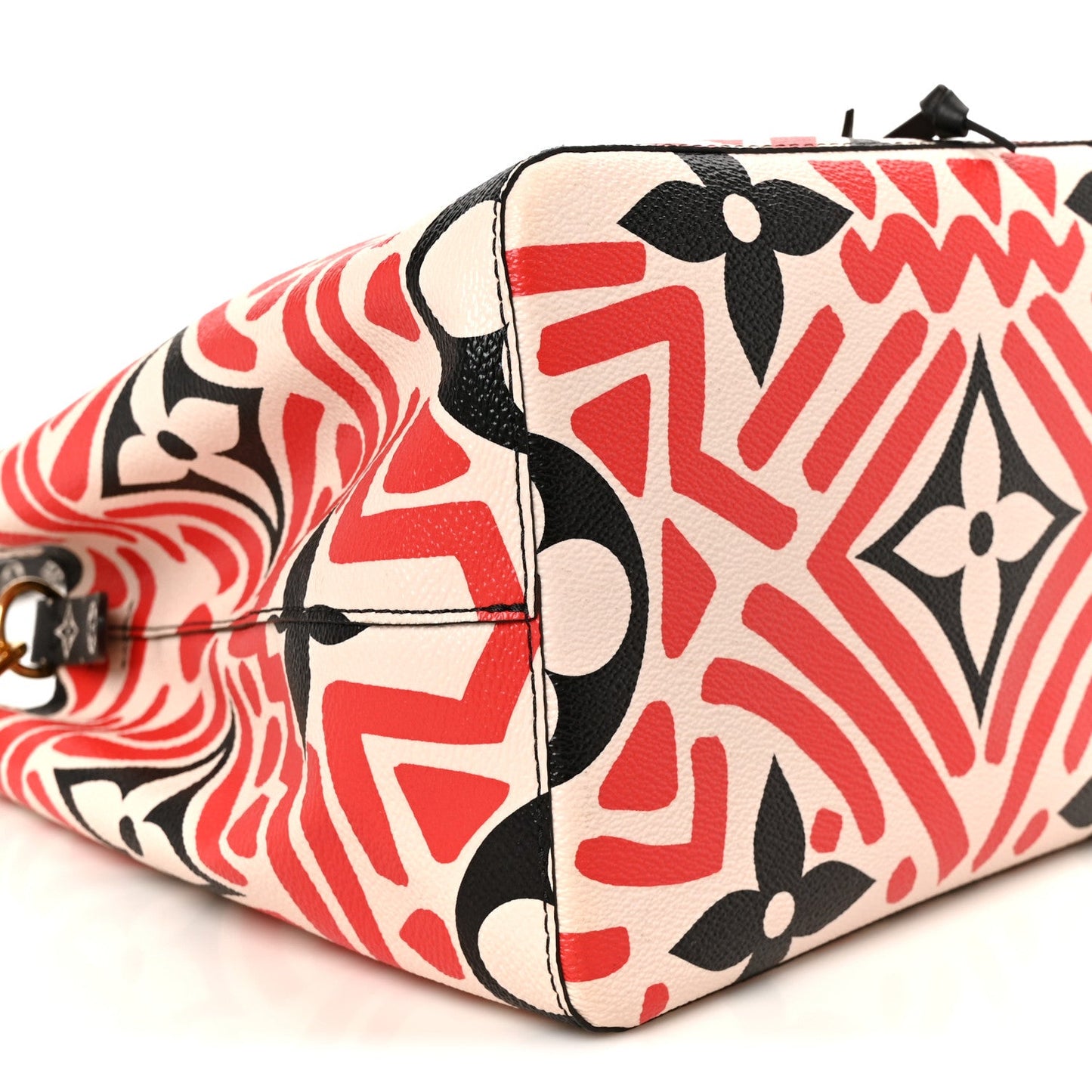 Monogram Giant Crafty NeoNoe MM Creme Rouge Black