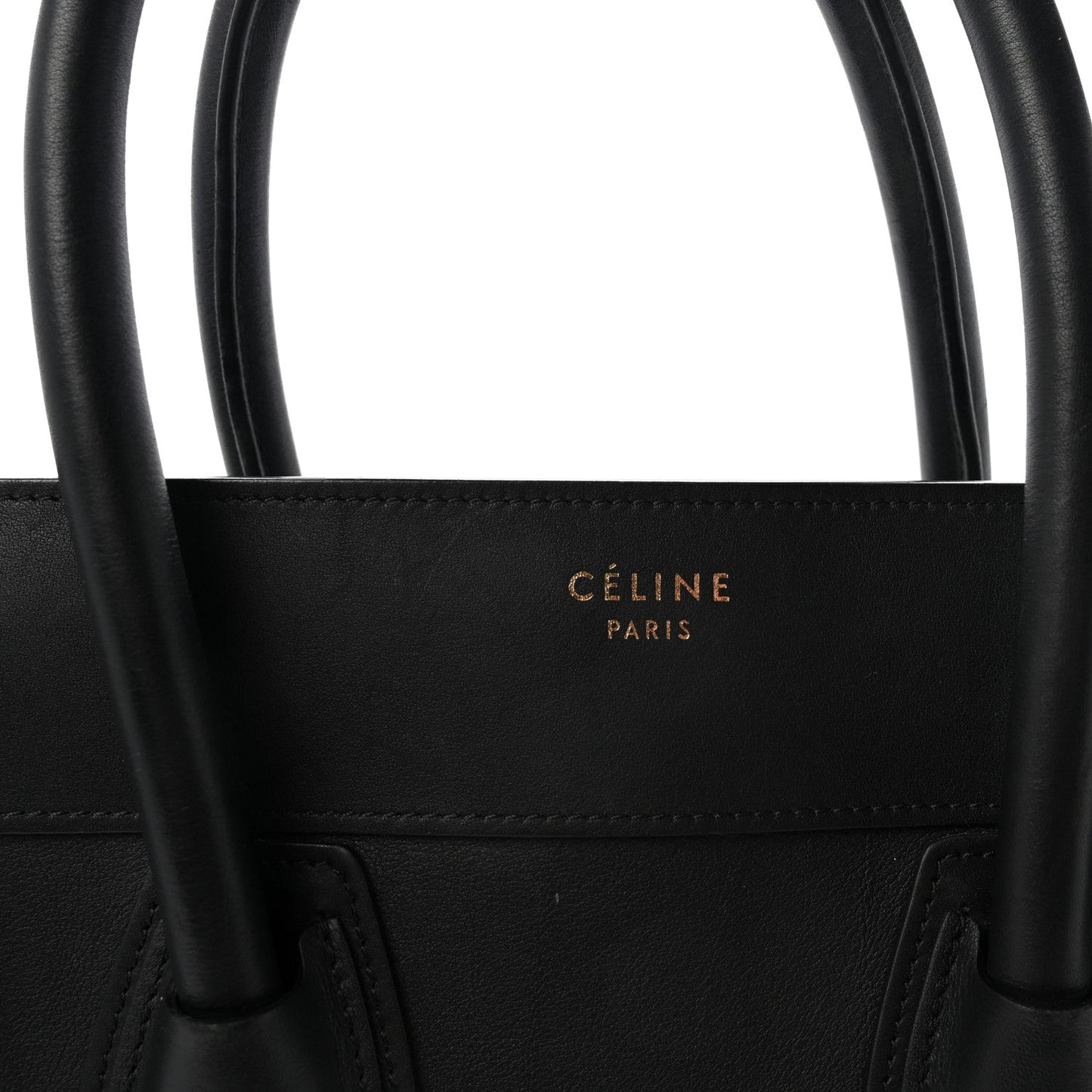 Smooth Calfskin Mini Luggage Black