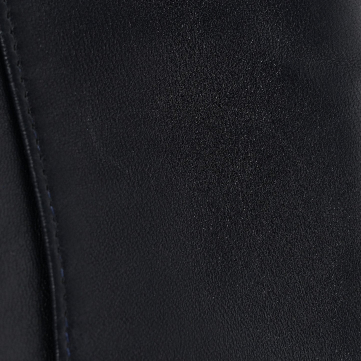 Lambskin Quilted Yen Wallet Blue