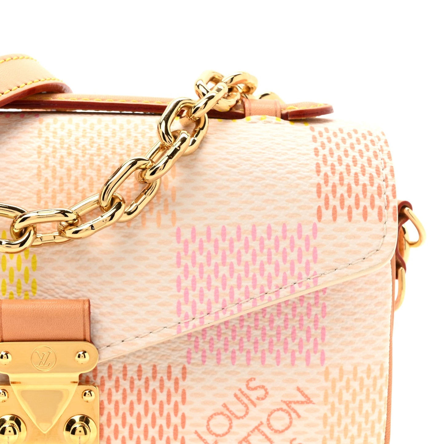 Damier Giant Pochette Metis East West Peach