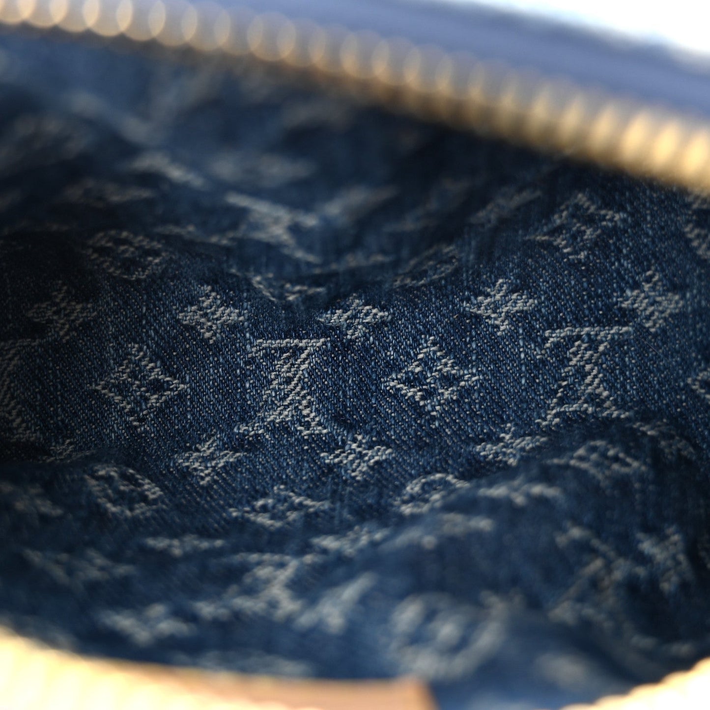 Monogram Denim Nano Speedy Blue