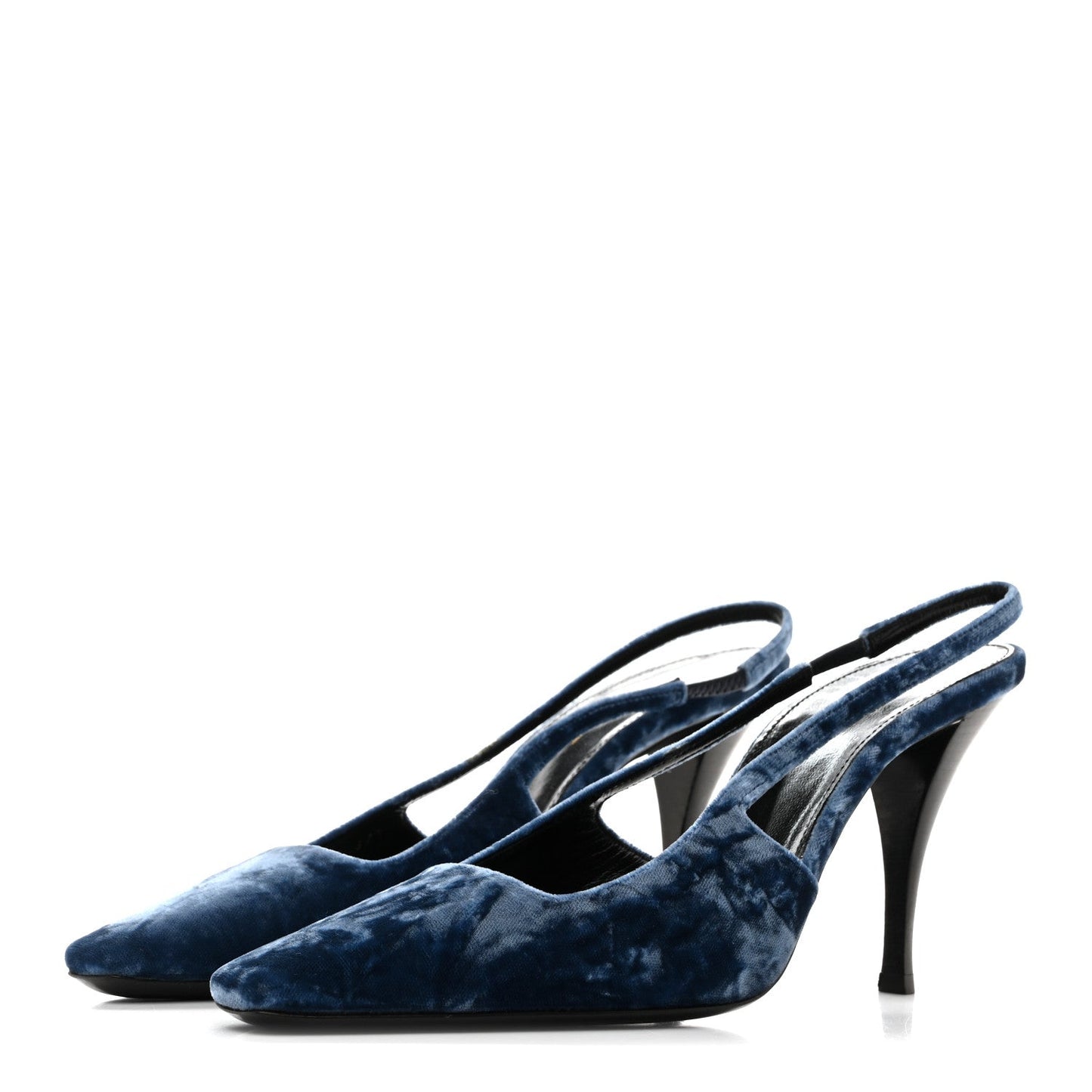 Velvet Tom 90 Dream Slingback Pumps 37.5 Denim