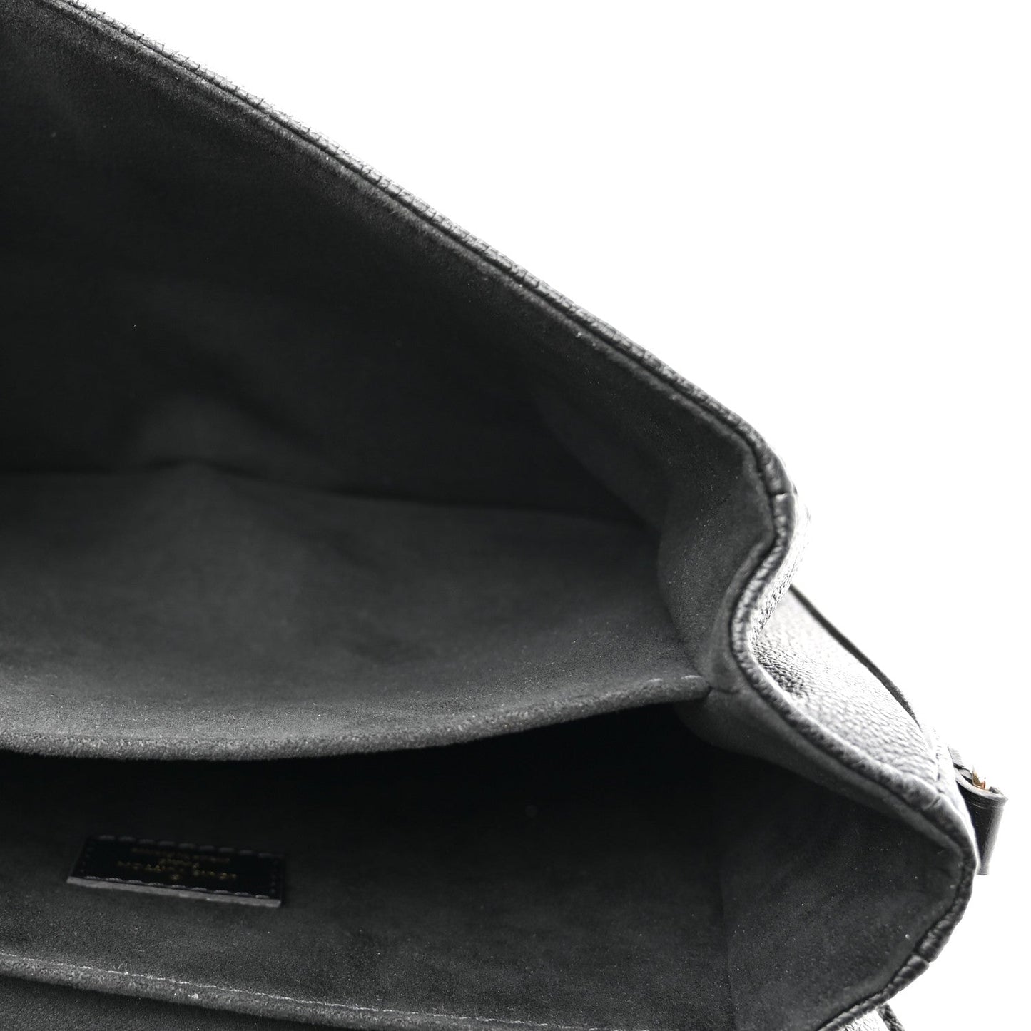 Empreinte Monogram Giant Broderies Pochette Metis Black