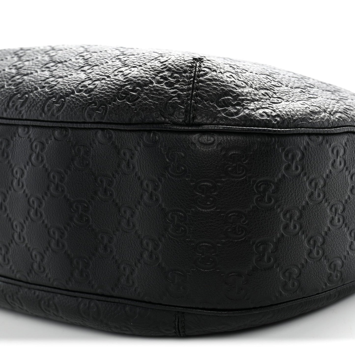 Guccissima Large New Ladies Web Hobo Black