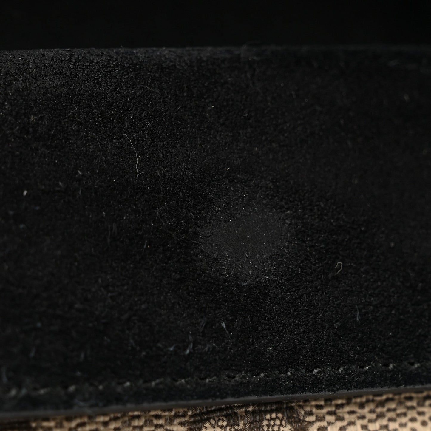 GG Supreme Monogram Super Mini Dionysus Shoulder Bag Black