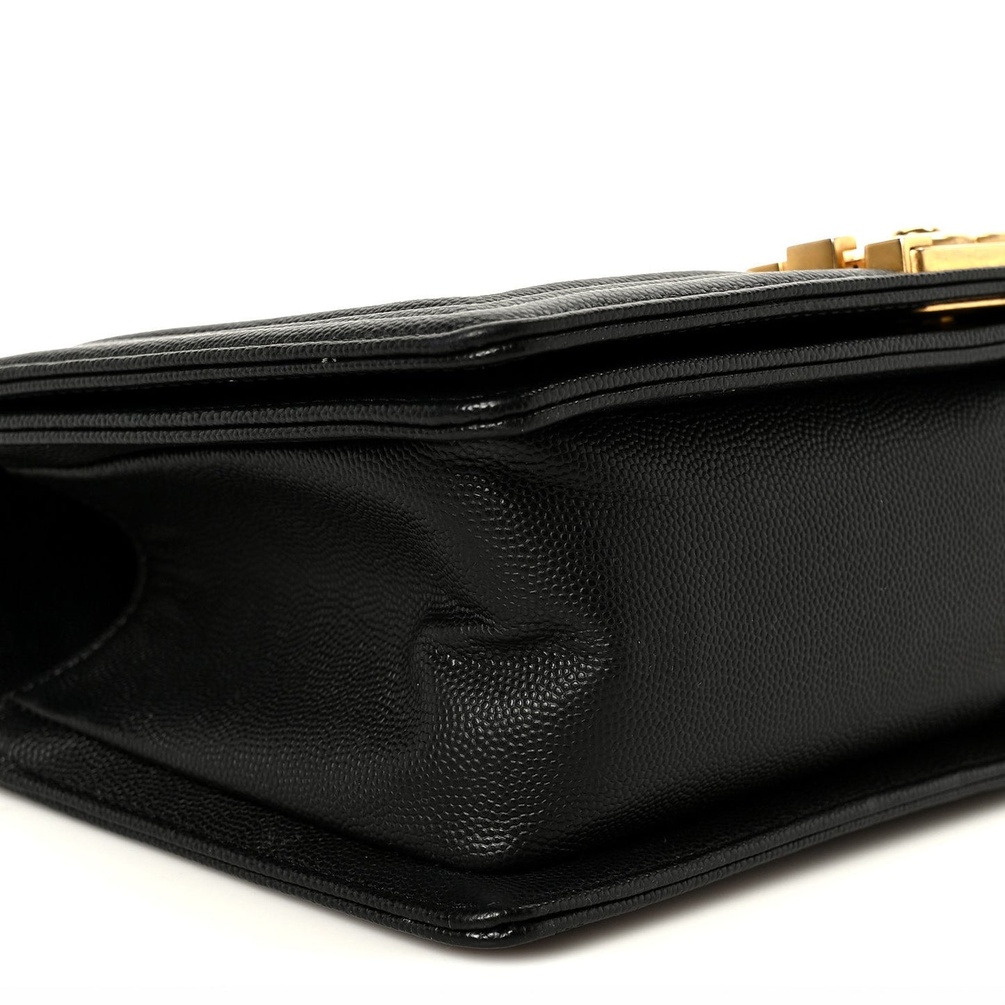 Caviar Quilted Medium Boy Flap Black