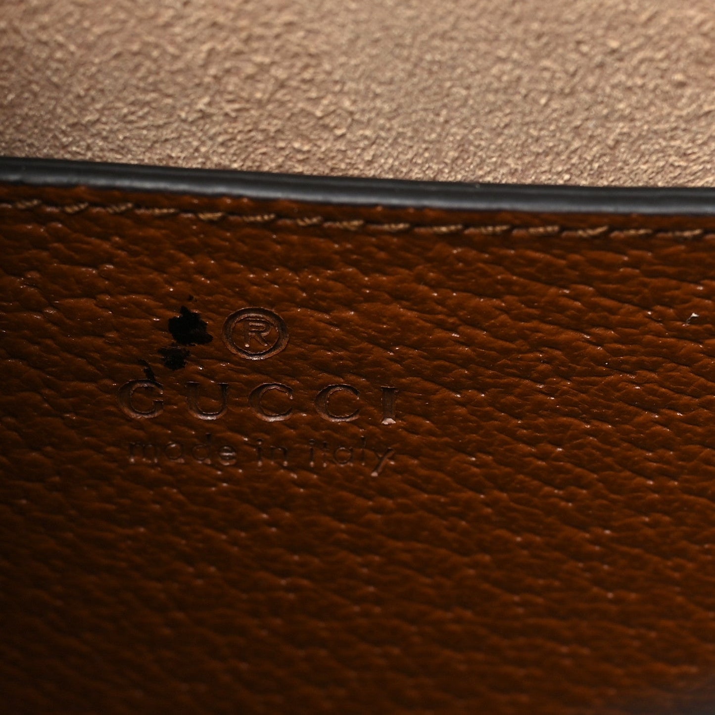 Textured Dollar Calfskin Web Small Diana Tote Bag Cuir Black