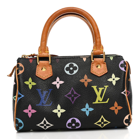 Monogram Multicolor Mini Sac HL Speedy Black