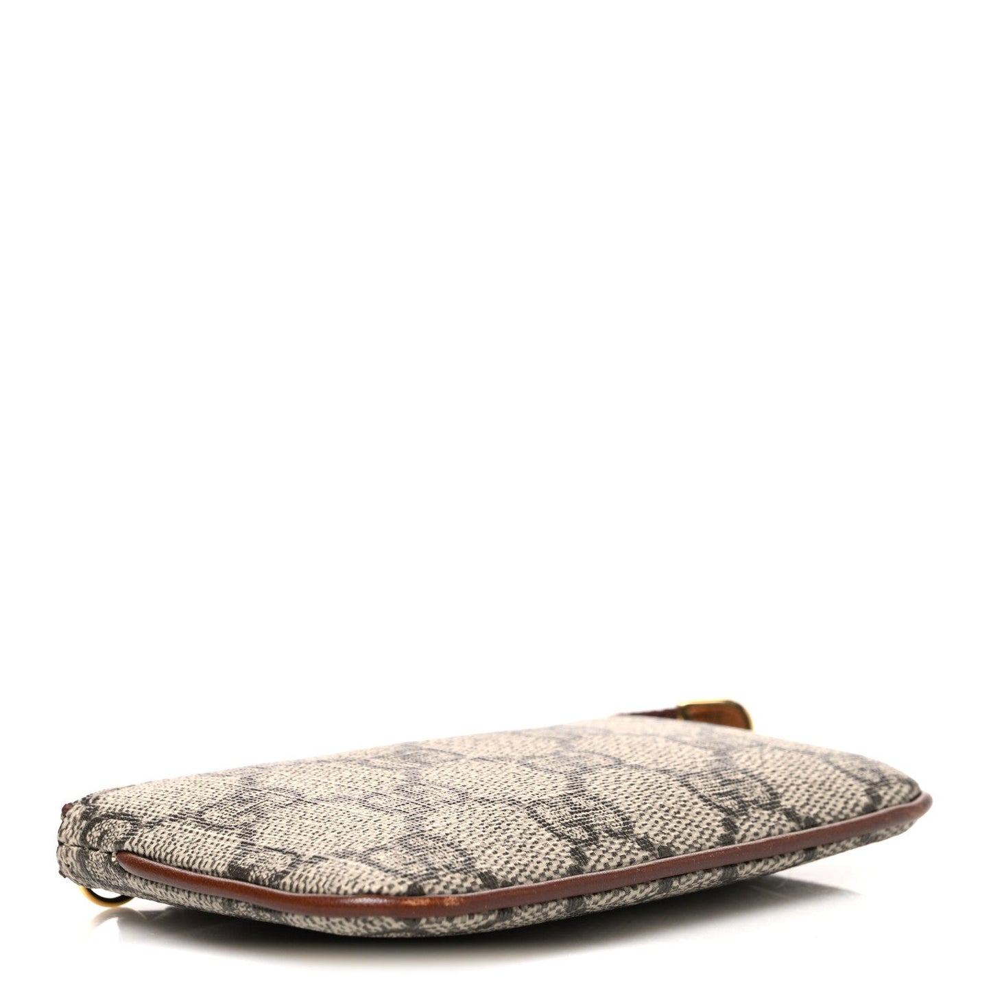 GG Supreme Monogram Key Case Brown