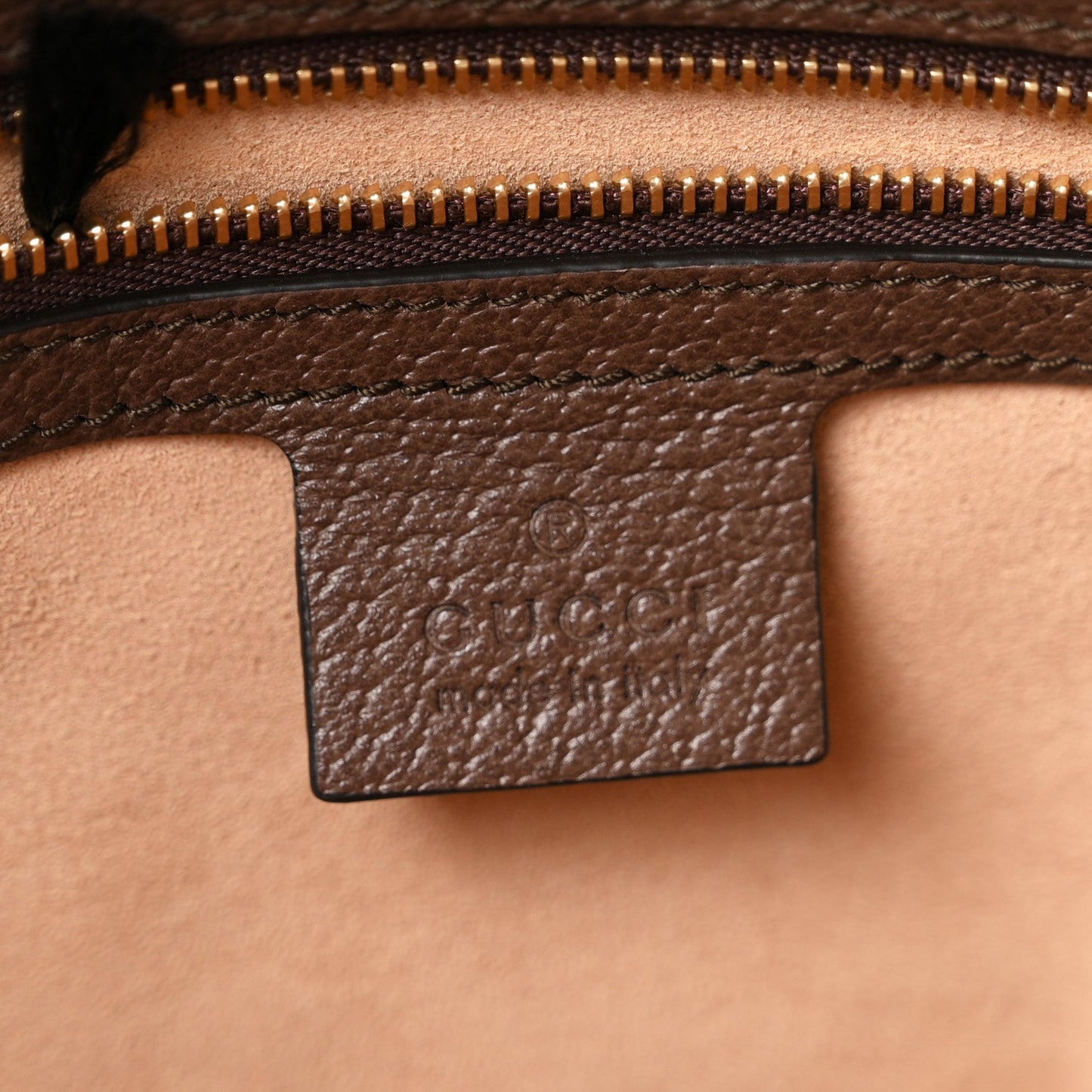 GG Supreme Monogram Medium Ophidia Shopping Tote Brown